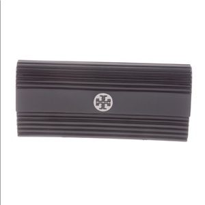 Tory Burch black Kerry Resin Clutch